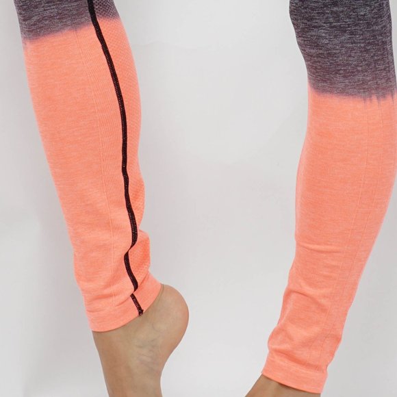 Ombre Yoga leggings seamless mid waistband - Picture 5 of 5